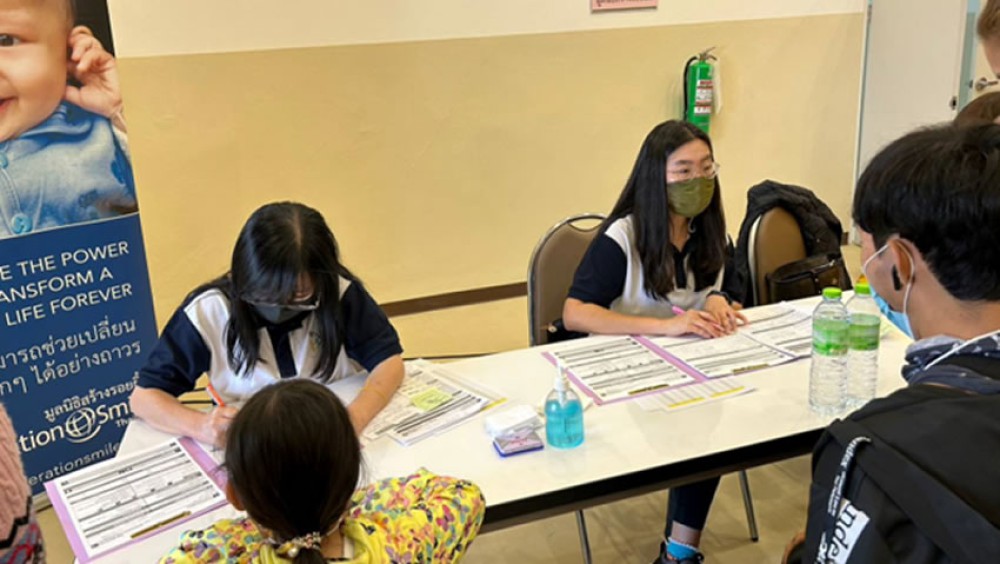 Cleft lip & Cleft palate and Burns screening Project. at Phayao hospital, Phayao Province.